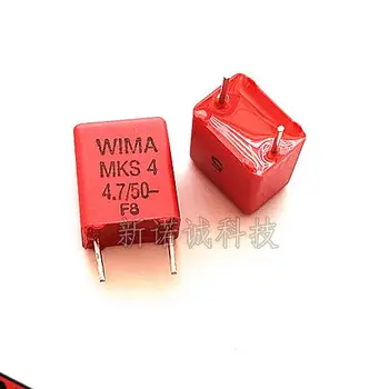 10VNT/Veimaro WIMA Kondensatorius 50V 475 4.7 UF 50V 4U7 MKS4 Pin Atstumas 7.5 mm Trumpas Pin