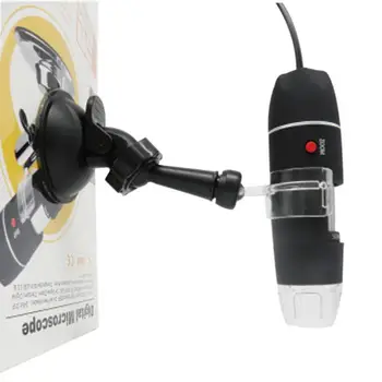 1600X USB Skaitmeninis Mikroskopas su Kamera Endoskopą 8LED Didinamojo stiklo su plastikiniu Stovu