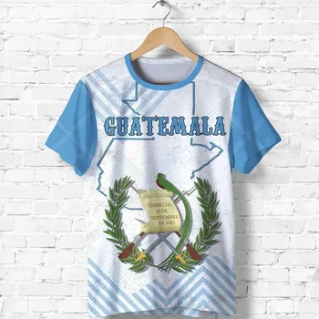 2023 Gvatemala Vėliavos T-shirt Gvatemala 3d Spausdinimo Gatvės Harajuku Negabaritinių O-kaklo T-shirt Užsakymą Pavadinimas Vyrų ir Moterų Top 2023 G