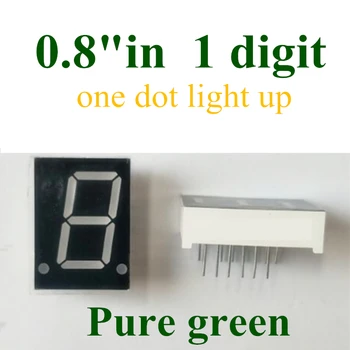 20PCS 7 Segmentų GRYNAS LED Ekranas 27.7*20*10MM Nixie vamzdis 0.8 cm 1 Bit Skaitmeninis Vamzdžio Bendro Anodo(vienas taškas)