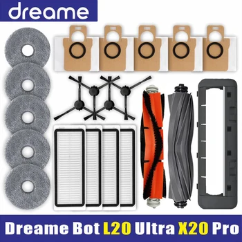 Dreame Bot L20 Ultra / X20 Pro Reikmenys Pagrindinėje Pusėje Šepetys Hepa Filtras Mop Dulkių Maišelis Robotas Dulkių Siurblys Atsarginės Dalys