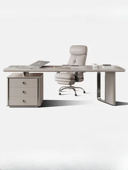 Italijos minimalistinio roko valdybos biuro stalas, namų, miegamasis, studijų, minimalistinio kompiuterio stalas