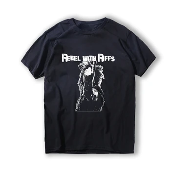 Medvilnės kietas Didelis Dydis cool Punk Grafinis Unisex Marškinėliai Punk Muzikos Naujovė Dizaino Vyrų T-Shirt Laisvi Marškinėliai Vyrams Kbtee