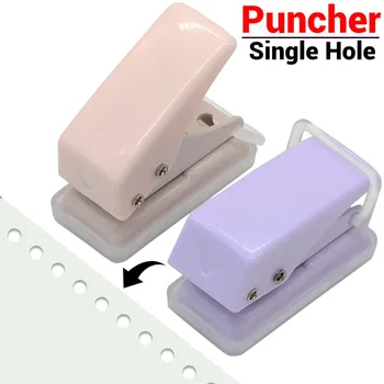 Mini Vieno Popieriaus Punch Nešiojamų Viena Hole Punch Plastikiniai Segtuvai 