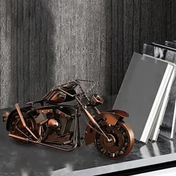 Motociklo Modelio Motociklą Geležies Meno Skulptūra Retro Ornamentas, Universalus, Tvirtas