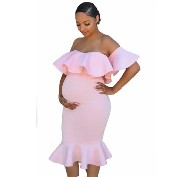 Off Peties Motinystės Suknelės Už Nuotrauką Šaudyti Motinystės Fotografija Rekvizitai Suknelės, Nėščiųjų Drabužiai, Nėštumo Suknelės