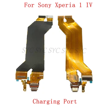 Originalus USB Įkrovimo lizdas Jungtis, Flex Kabelis Sony Xperia 1 IV Įkrovimo Jungtis Valdybos Remontas, Dalys