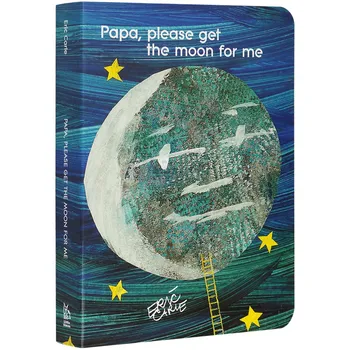 Papa prašome mėnulis man, Kūdikių ir Vaikų knygų amžiaus 1 2 3, anglų paveikslėlį knyga, 9780689829598