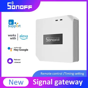 SONOFF RF BridgeR2 433MHz Hub Judesio Jutiklis/ Durų Langų Jutiklis RF Nuotolinio valdymo pultelis Smart Home Dirbti Su Alexa 