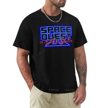 Space Quest 3 Taškų Stilius - Retro DOS žaidimas ventiliatorius, print T-Shirt, derliaus drabužius juokinga t shirts vyrų drabužiai.