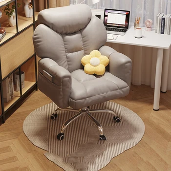 Stalas Biuro Kėdės, Ergonomiškas Tuštybės Mobiliojo Miegamasis Patogūs Biuro Kėdės Recliner Playseat Karieta De Biurų Žaidimas Kėdės WJ30XP