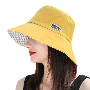 Vasarą, naujų saulės, skrybėlę moterų sulankstomą žvejo skrybėlę atspalvis palei baseino bžūp laišką butas papildyta dangčio vietoje