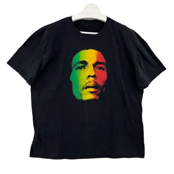 Zion Rootswear Derliaus, Bob Marley T-shirt Dydis labai Didelis Veidas y2k Rasta